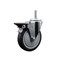 Service Caster 5 Inch Thermoplastic  Rubber Wheel Swivel 34 Inch Threaded Stem Caster with Brake SCC SCC-TS20S514-TPRB-PLB-34212 - alternate 1